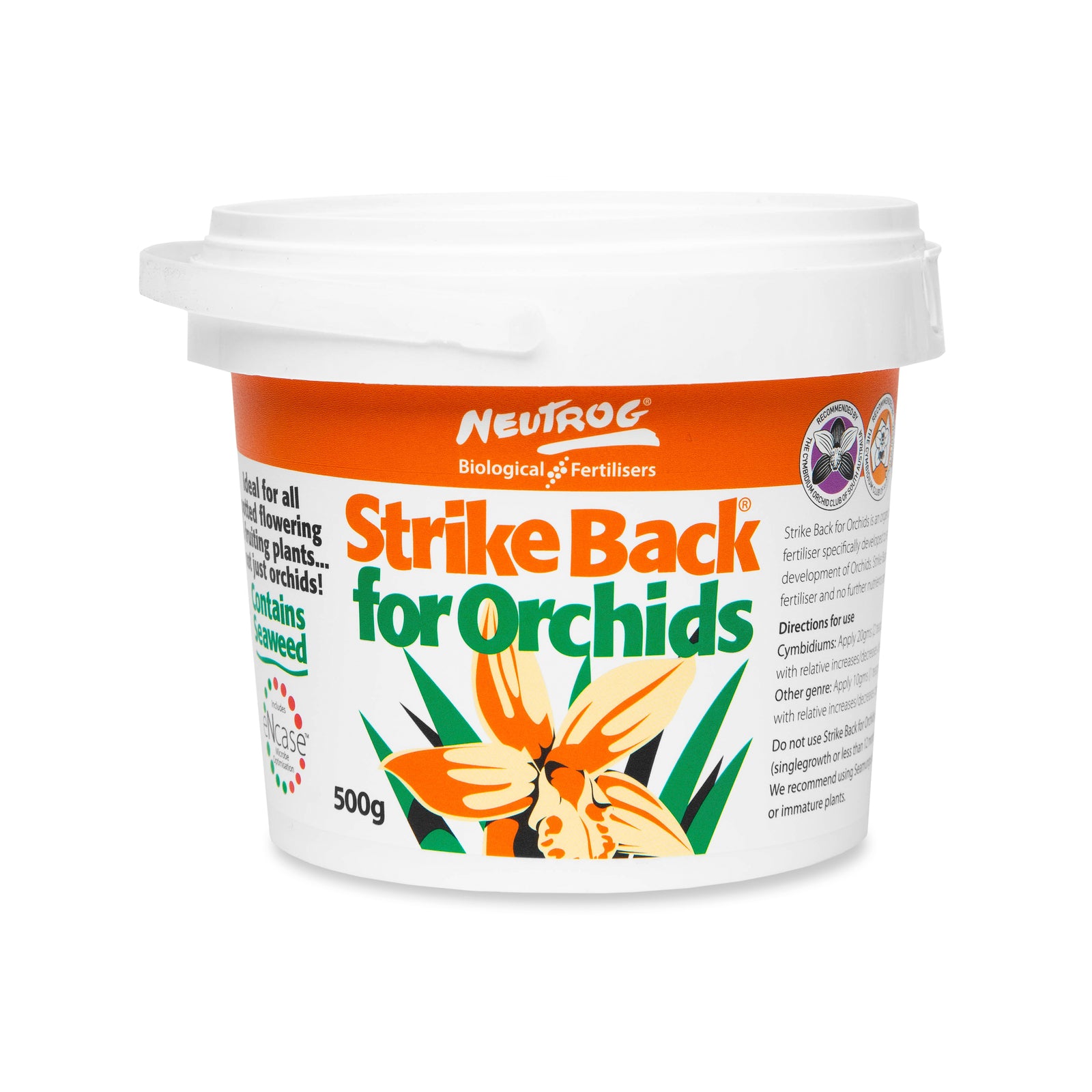 Neutrog Strike Back For Orchids Fertiliser 500g - Pelletised Manure & Seaweed