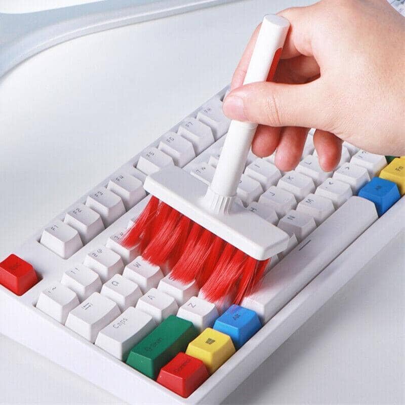 5-In-1 Keyboard Cleaning Kit with Keycap Puller and Earphone Cleaner - Black - view 2