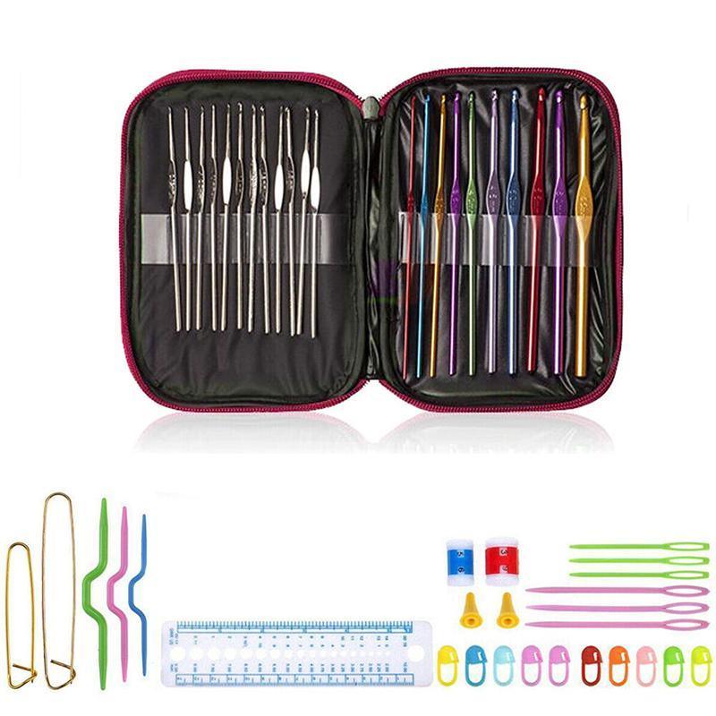 50 Piece Crochet Hook Set with PU Leather Storage Case - view 4
