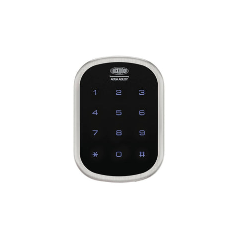 Lockwood Satin Chrome SDL Smart Deadbolt - Keyless Entry - Bluetooth Control - Auto Unlock - 70mm x 168mm x 53.9mm - SuperSaverAU - view 1