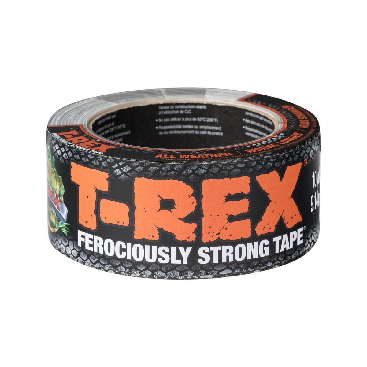 T-Rex 48mm x 9.1m Gunmetal Grey Duct Tape UV Resistant Indoor Outdoor
