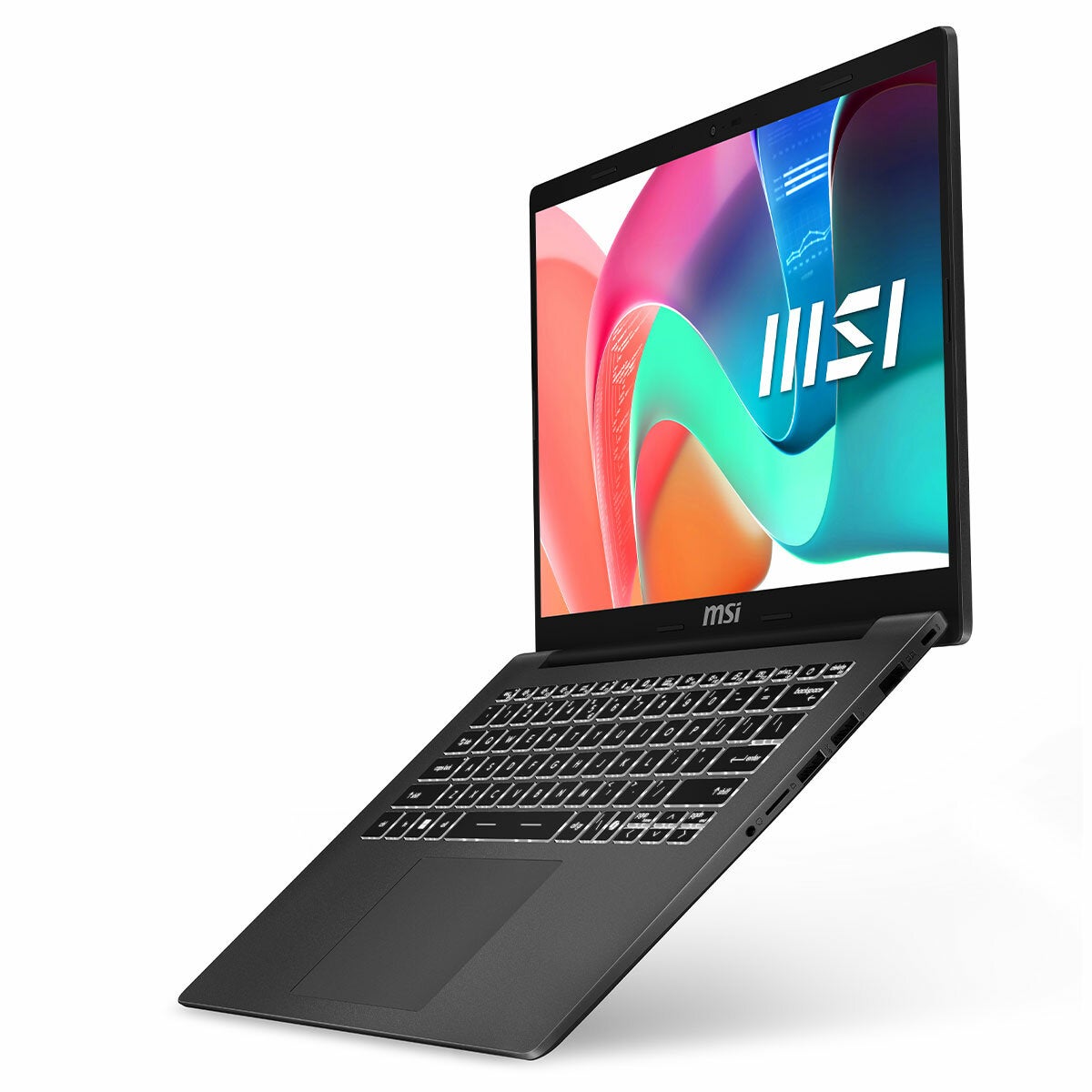 Lightweight 14 Inch FHD Productivity Laptop in Platinum Grey with Windows 11 Home, MSI Modern F1MG-1026AU — image 3