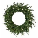 CGH 762mm Artificial Christmas Wreath, Battery Operated with Timer and 50 LEDs — image 3