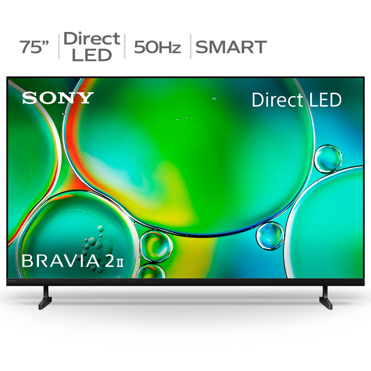 75-Inch 4K Smart TV with Google TV and X1 Upscaling Processor, Sony BRAVIA 2 II Direct LED K75S20M2