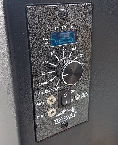 Traeger Wood Pellet Grill - Digital Temperature Controls, Natural Hardwood Smoke, Deep Blue - TFB57PUBA