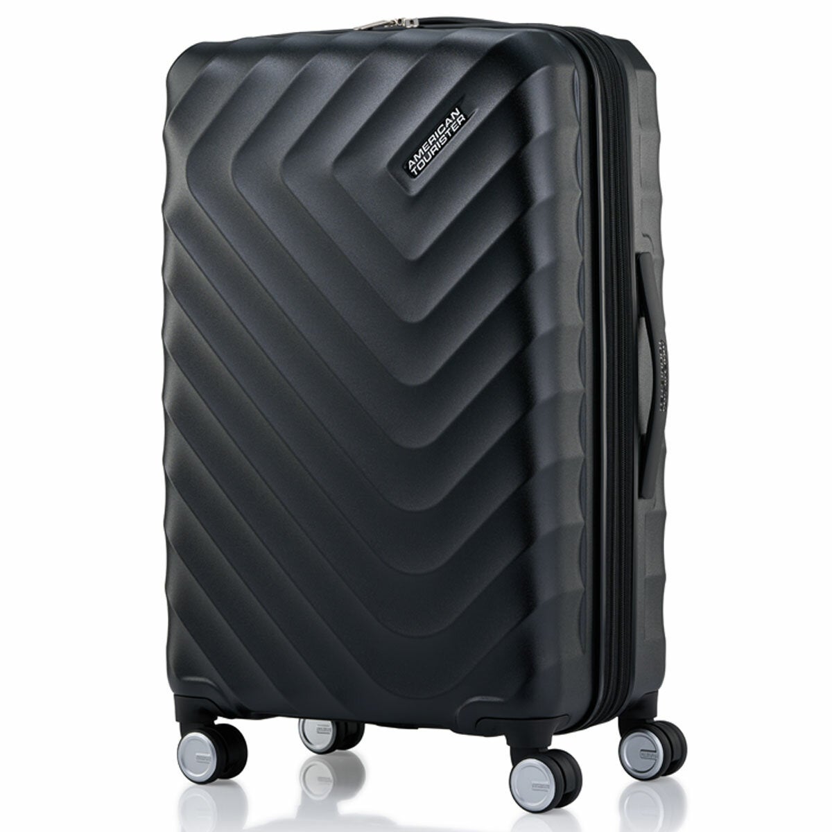 Expandable Hard Shell Suitcase Trio with Dual Spinner Wheels and Adjustable Trolley Grip by American Tourister — image 9