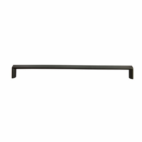 Taskmaster 224mm Matte Black Half Round Cabinet Handle Steel Drawer Pull