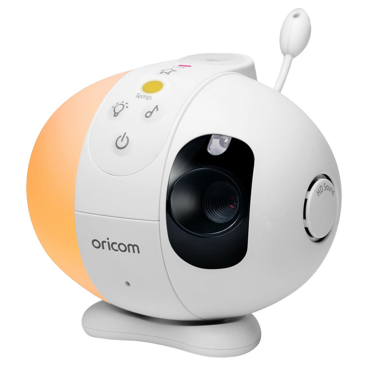 Oricom Additional Camera Unit for Secure870WH Baby Monitor - Pan-Tilt, Night Light, Night Vision - CU870WH