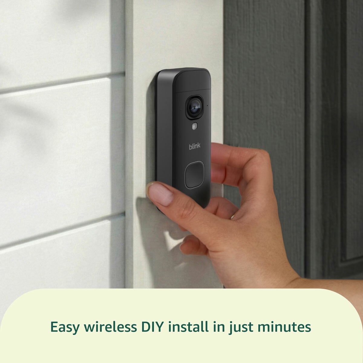 Smart Home Security Starter Kit: 2K Video Doorbell Plus Plug-In Camera by Blink, Black B0H2XCV2FJ — image 3