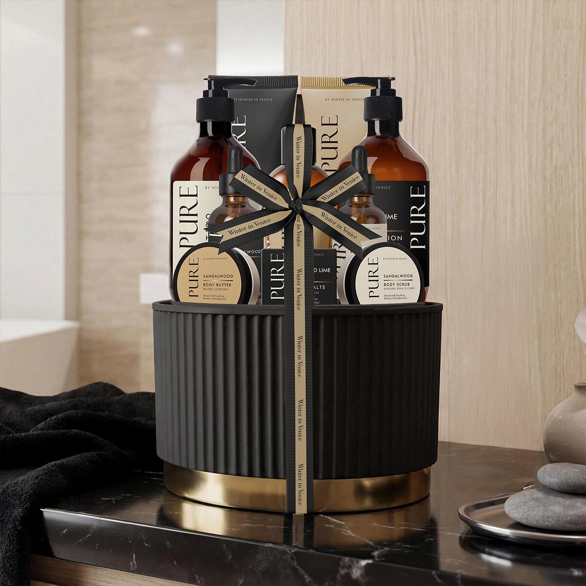 Pampering 11-Piece Bath Collection with Hand Wash, Bubble Bath and Reusable Planter Pot by Winter In Venice — image 4