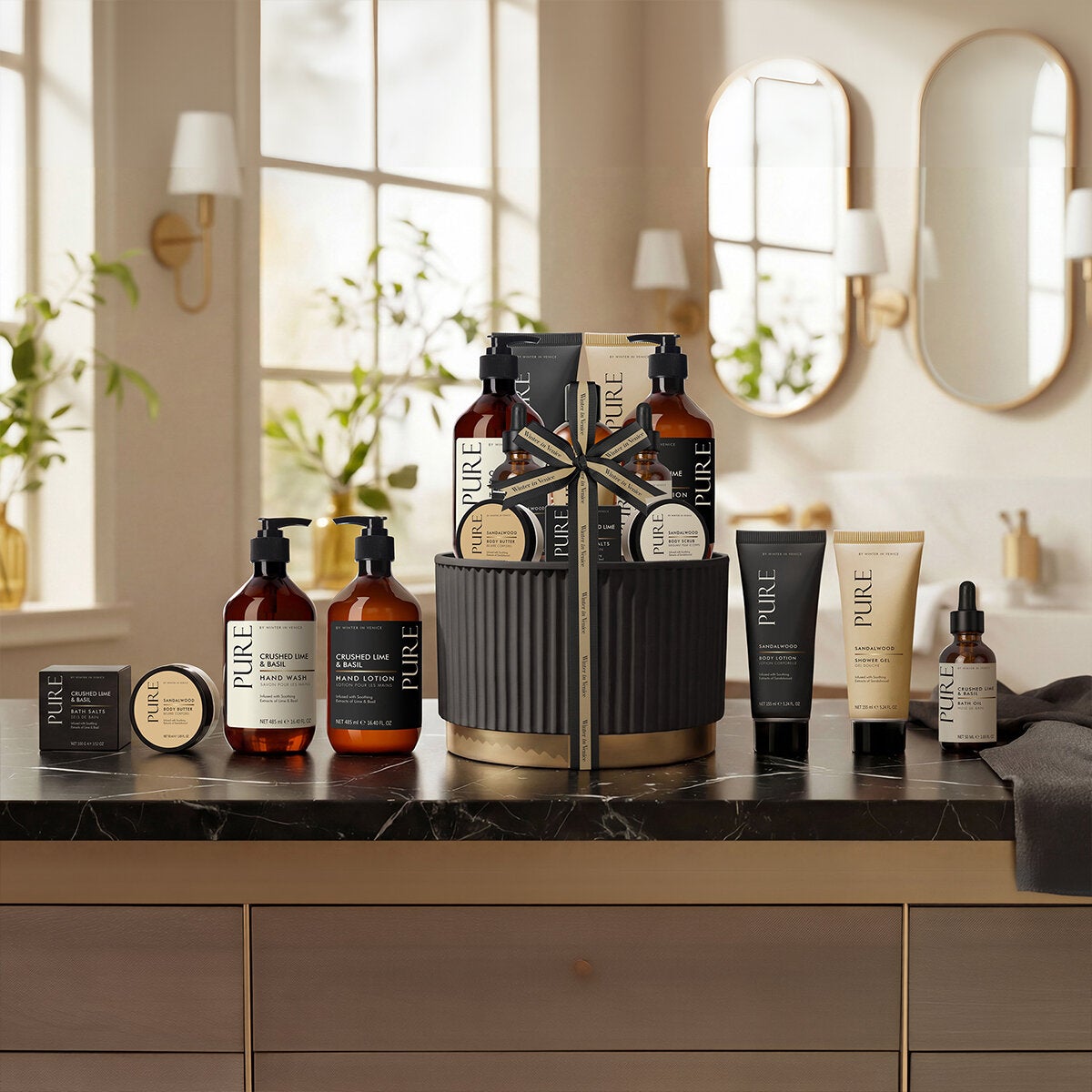 Pampering 11-Piece Bath Collection with Hand Wash, Bubble Bath and Reusable Planter Pot by Winter In Venice — image 5