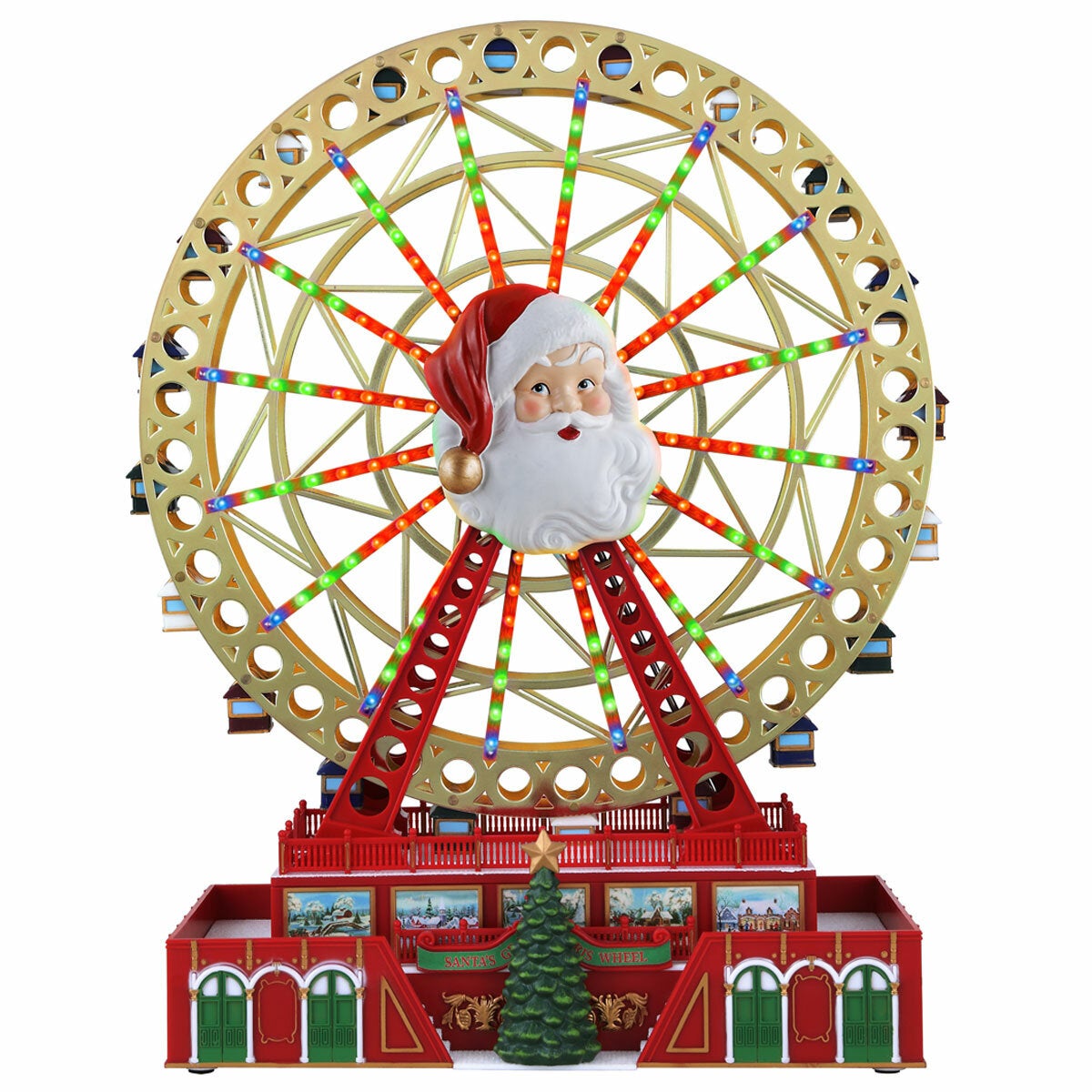 Rotating Musical Christmas Ferris Wheel with Colour-Changing Lights, 50 Songs and Santa by Mr Christmas — image 3