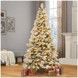 Flocked Cashmere Christmas Tree 2200mm with Twinkling Colour Changing Micro LEDs — image 7