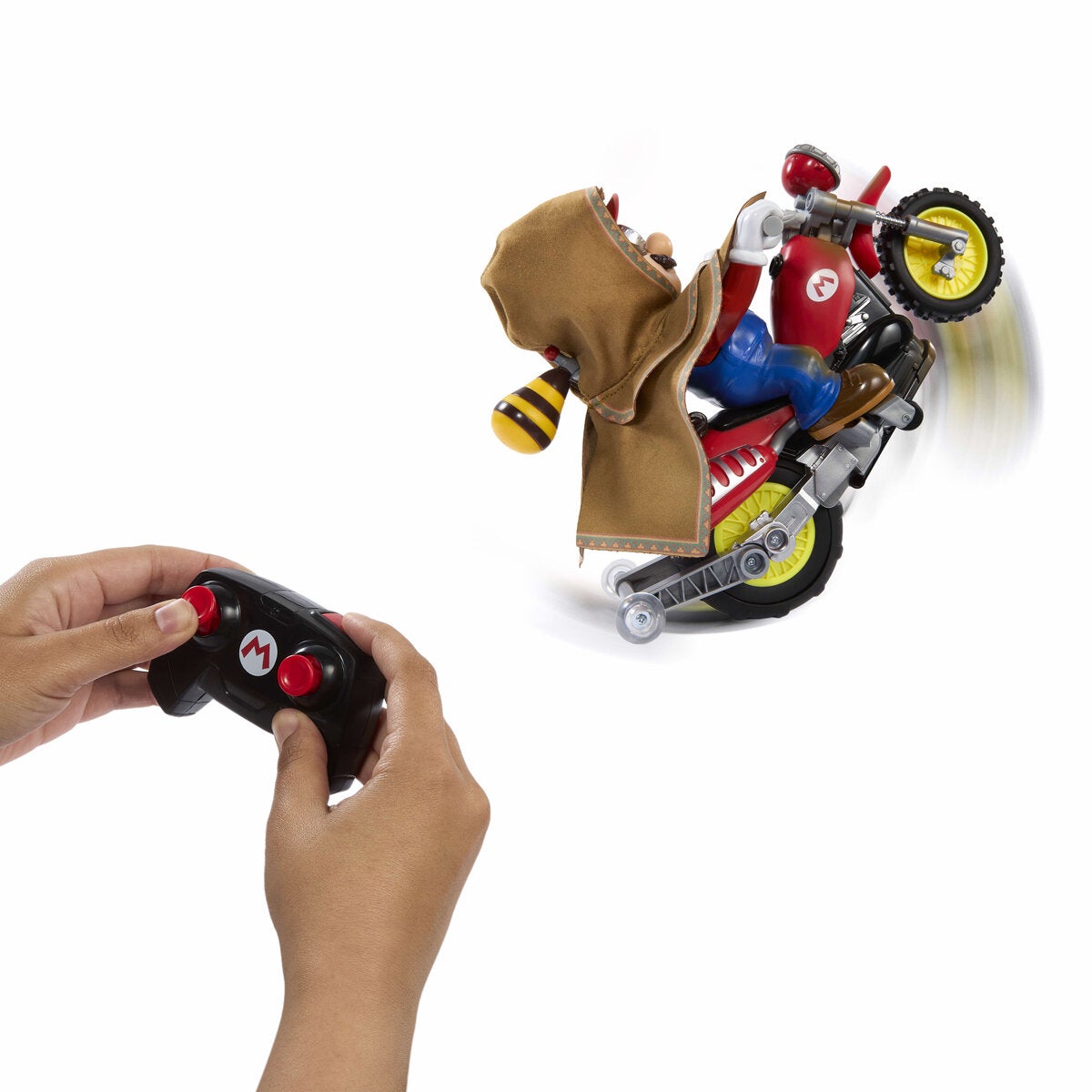 Remote Control Mario Motorbike from The Super Mario Galaxy Movie with Wheelie Button, by Hot Wheels — image 5