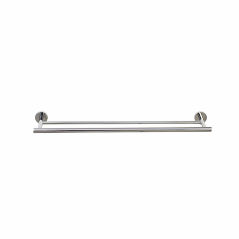 Barelli Toscana Double Towel Bar 60cm - Polished Chrome - Durable Stainless Steel - SuperSaverAU - view 1