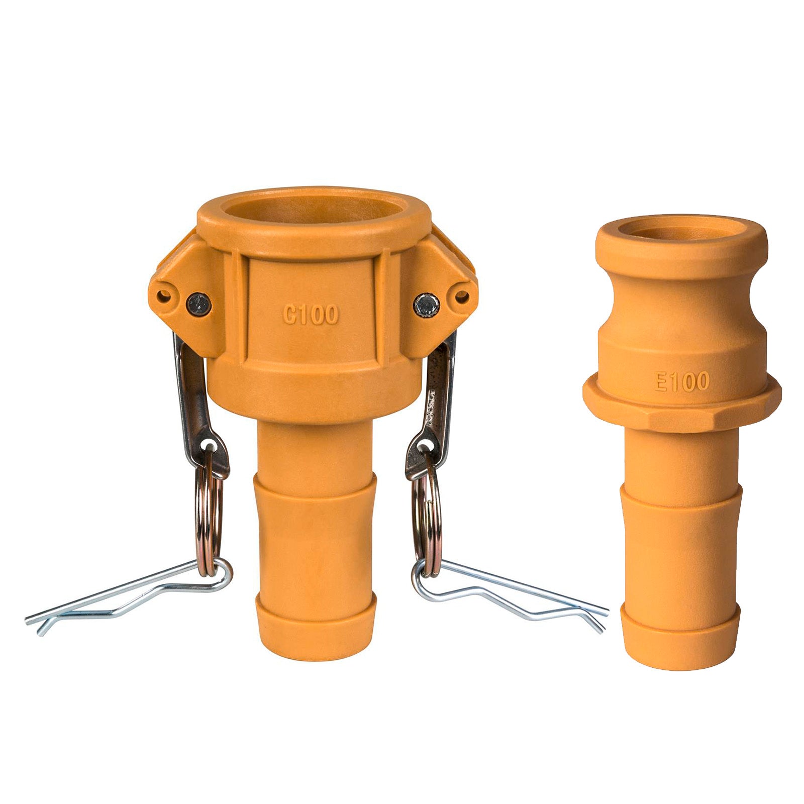 Ozito 25mm Type E and C Camlock Nyglass 1000kPa Corrosion Resistant 2 Piece Set
