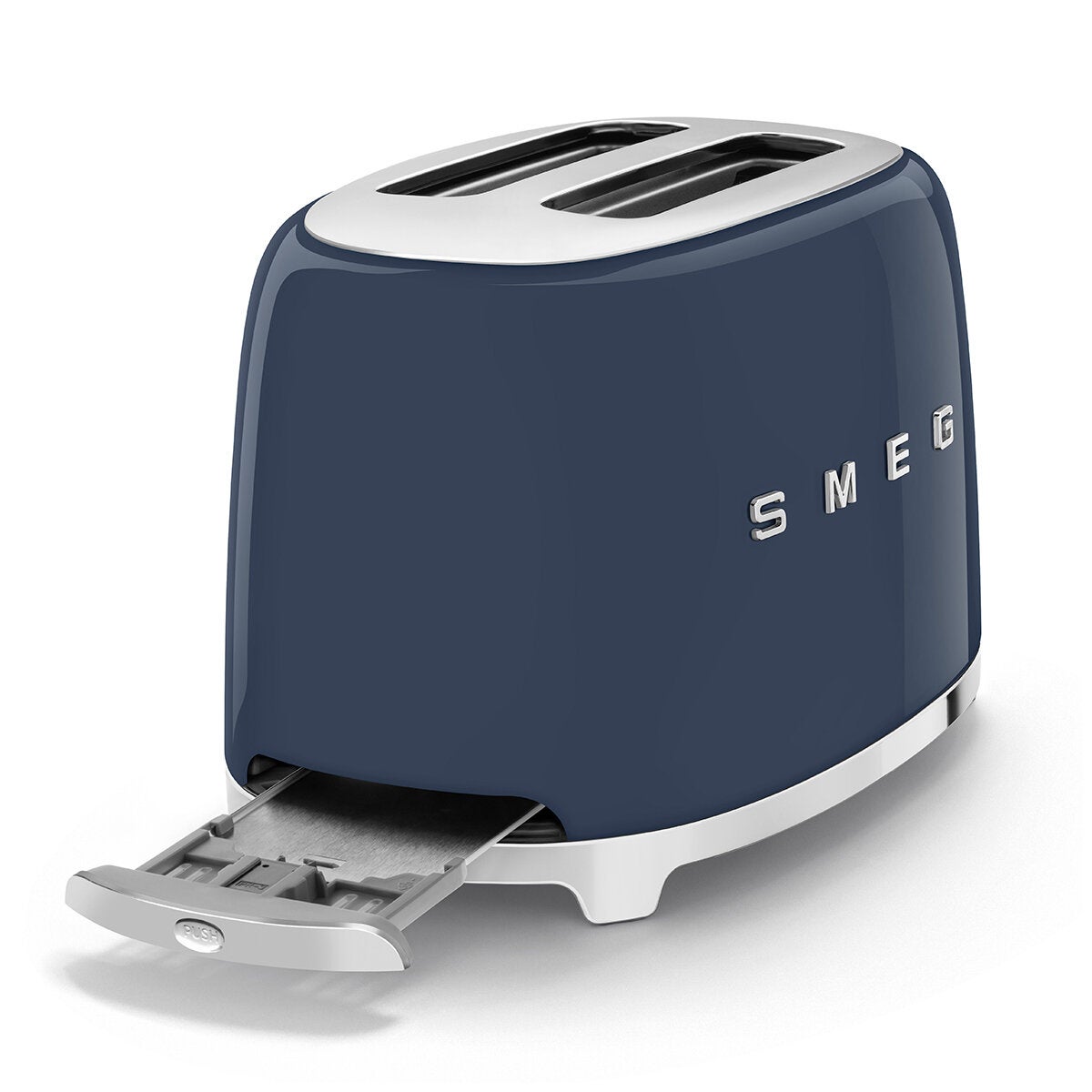Navy Blue Retro Toaster, Two Slot with Defrost, Reheat and Bagel Functions, Smeg TSF01NBAU — image 3