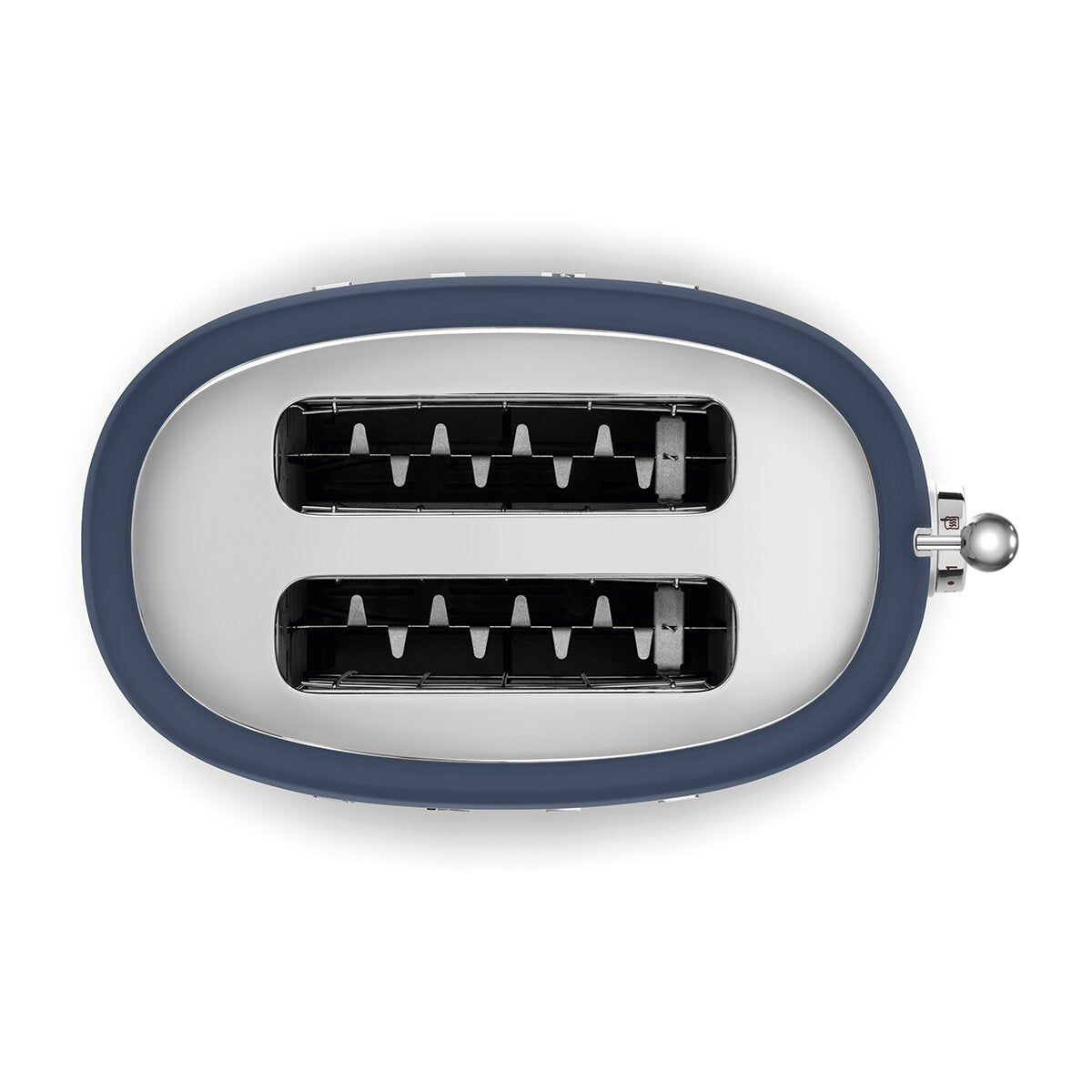Navy Blue Retro Toaster, Two Slot with Defrost, Reheat and Bagel Functions, Smeg TSF01NBAU — image 4