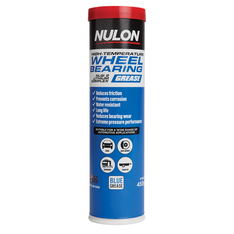 Nulon High Temperature Wheel Bearing Grease 450gm - NLGI 2 Lithium Complex Blue - Water Resistant - SuperSaverAU - view 1