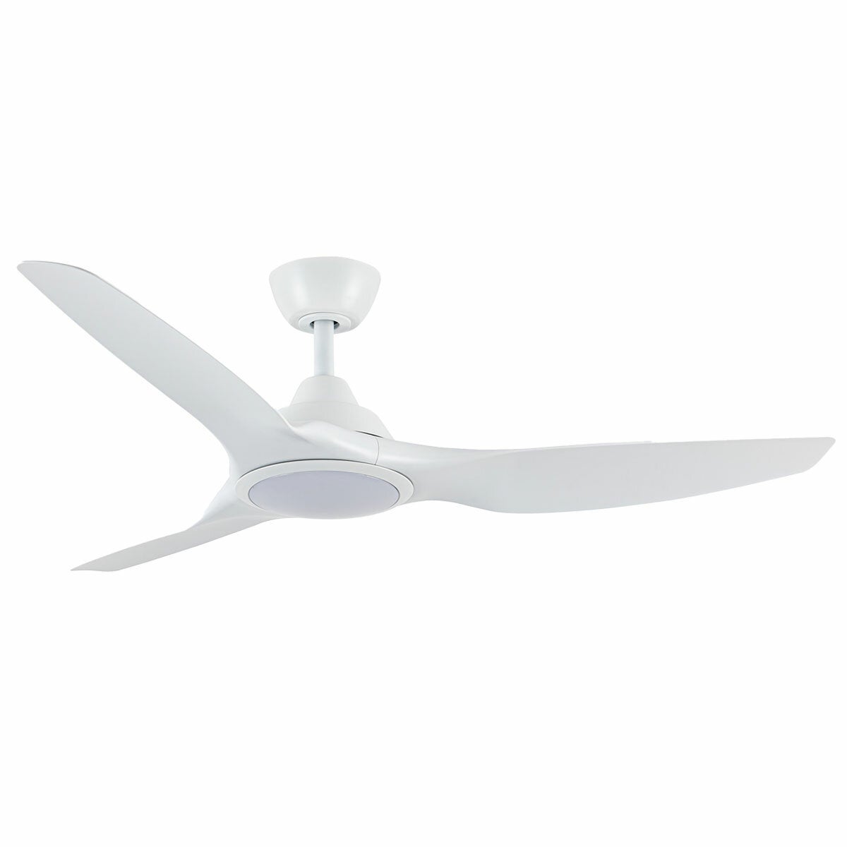 Quiet 33W DC Ceiling Fan with Adjustable Colour LED Light and Phone Control, Martec Impact — image 3