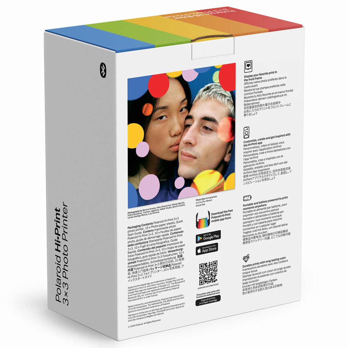 Portable 76 x 76mm Square Photo Printer for Smartphones, Prints in Under 50 Seconds, Polaroid Hi-Print 9196 — image 11