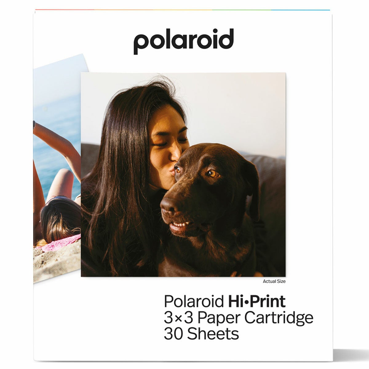Square 76mm Photo Paper Refill for Hi-Print 3x3 Printer, 3 x 10 Sheet Cartridges by Polaroid — image 4