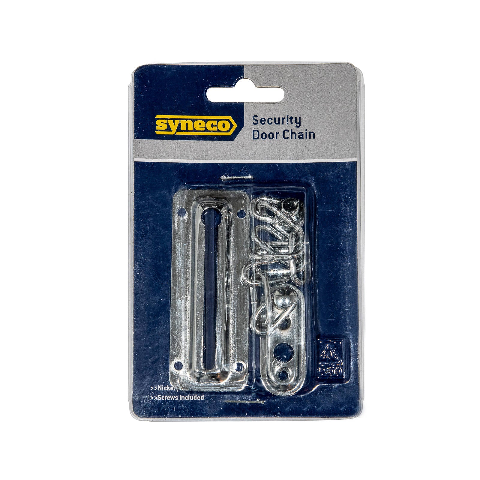 Syneco Iron Nickel Plated Door Chain Guard