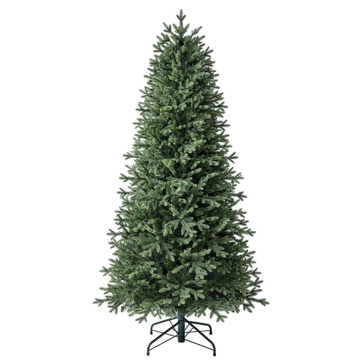 Slimline 1.9m Christmas Tree, Pre-Lit with Dimmable Twinkle LEDs, Timer Remote and Topper Branch — image 3