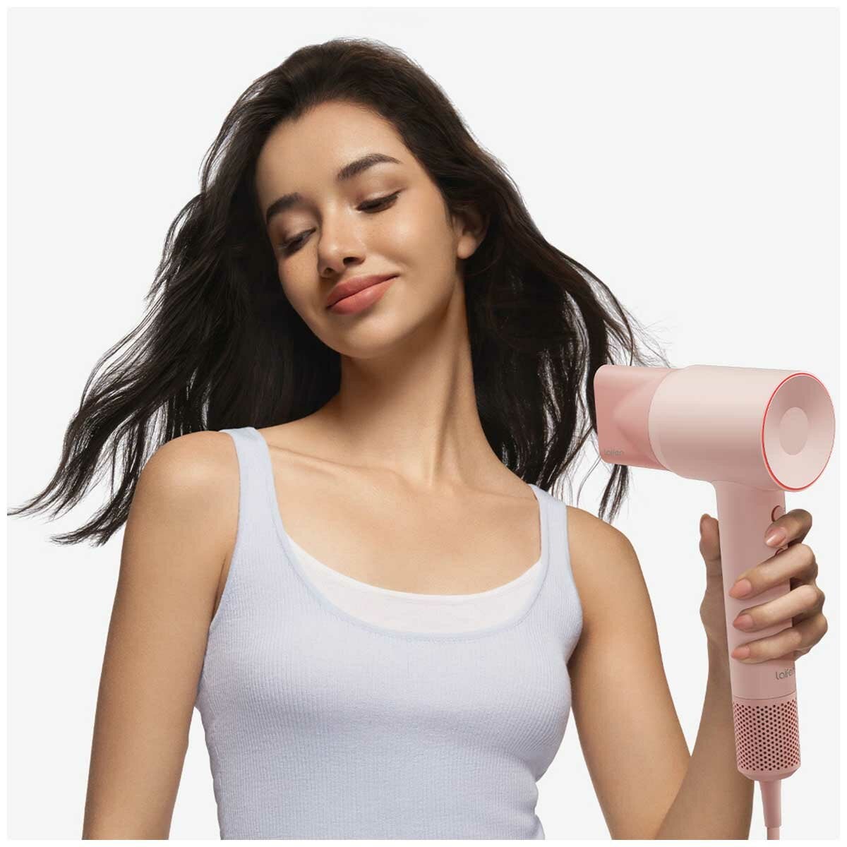 Quiet Ionic Blow Dryer with 108,000 RPM Brushless Motor and Child Mode, Pink Laifen SE 2 1HD13GAUPK001 — image 9