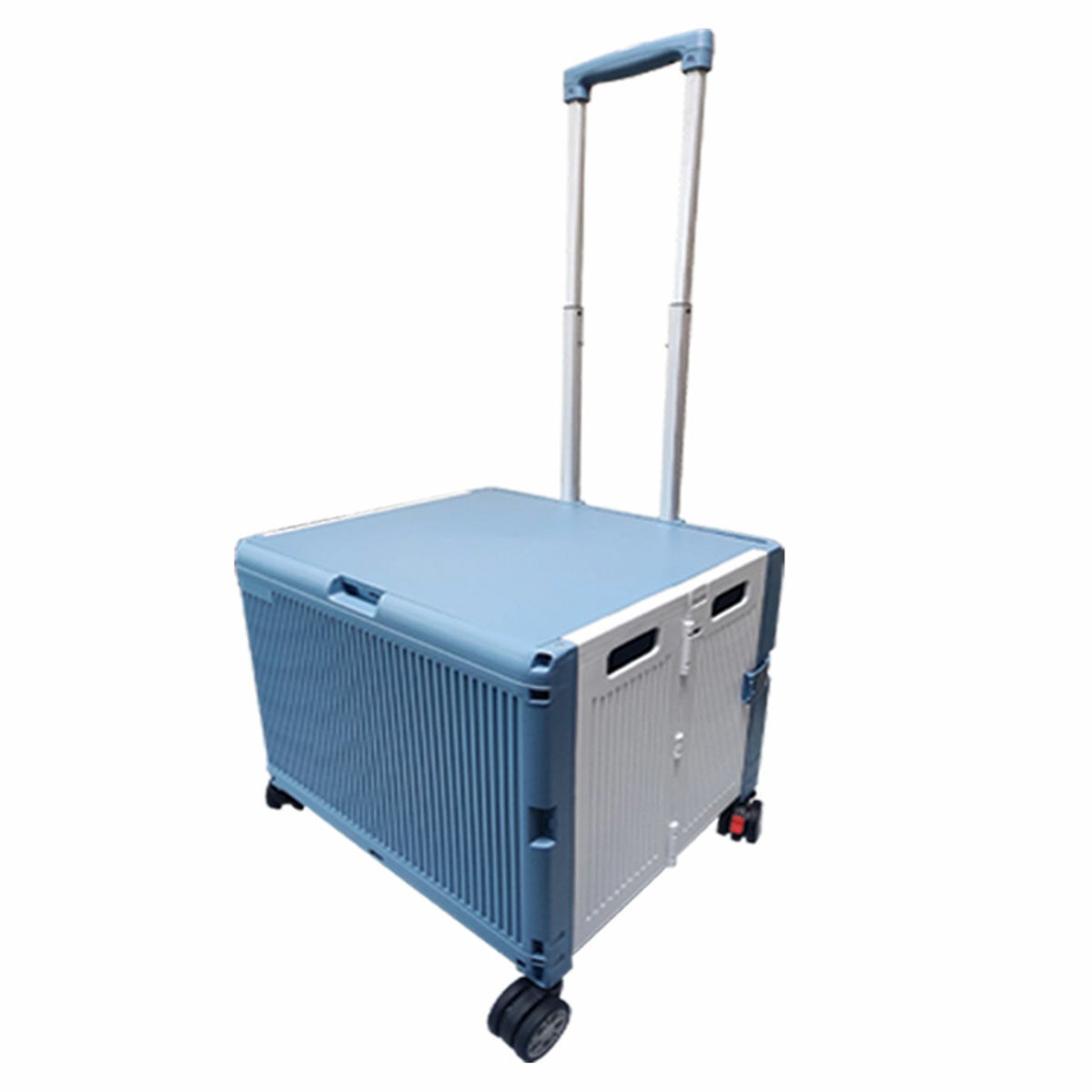 Collapsible 50L Rolling Trolley with Flat Lid and Locking Side Panels for Groceries by SpaceMade — image 8