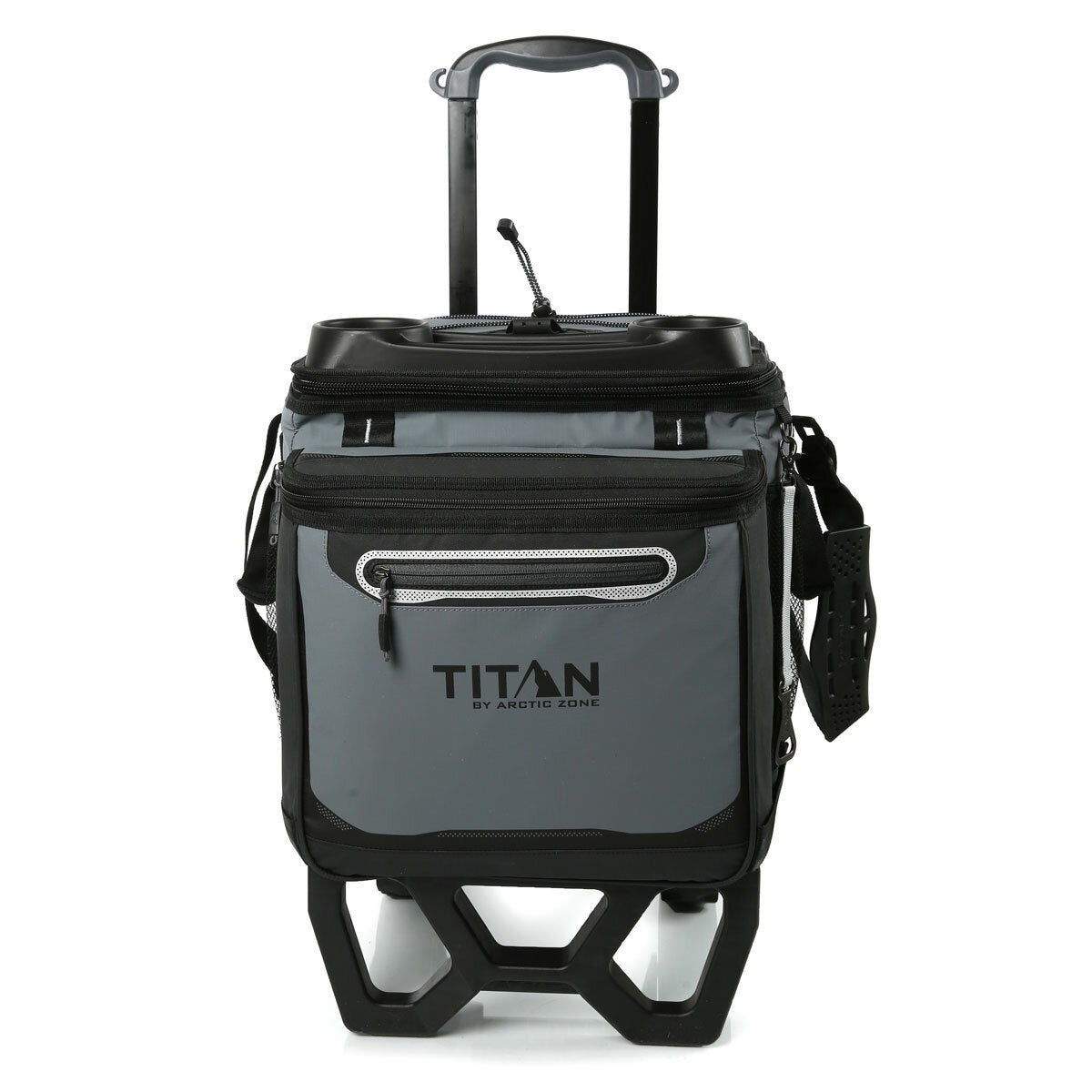 Collapsible Cooler and Big Wheel All Terrain Cart Combo for 60 Cans, Microban Lining by Titan — image 12