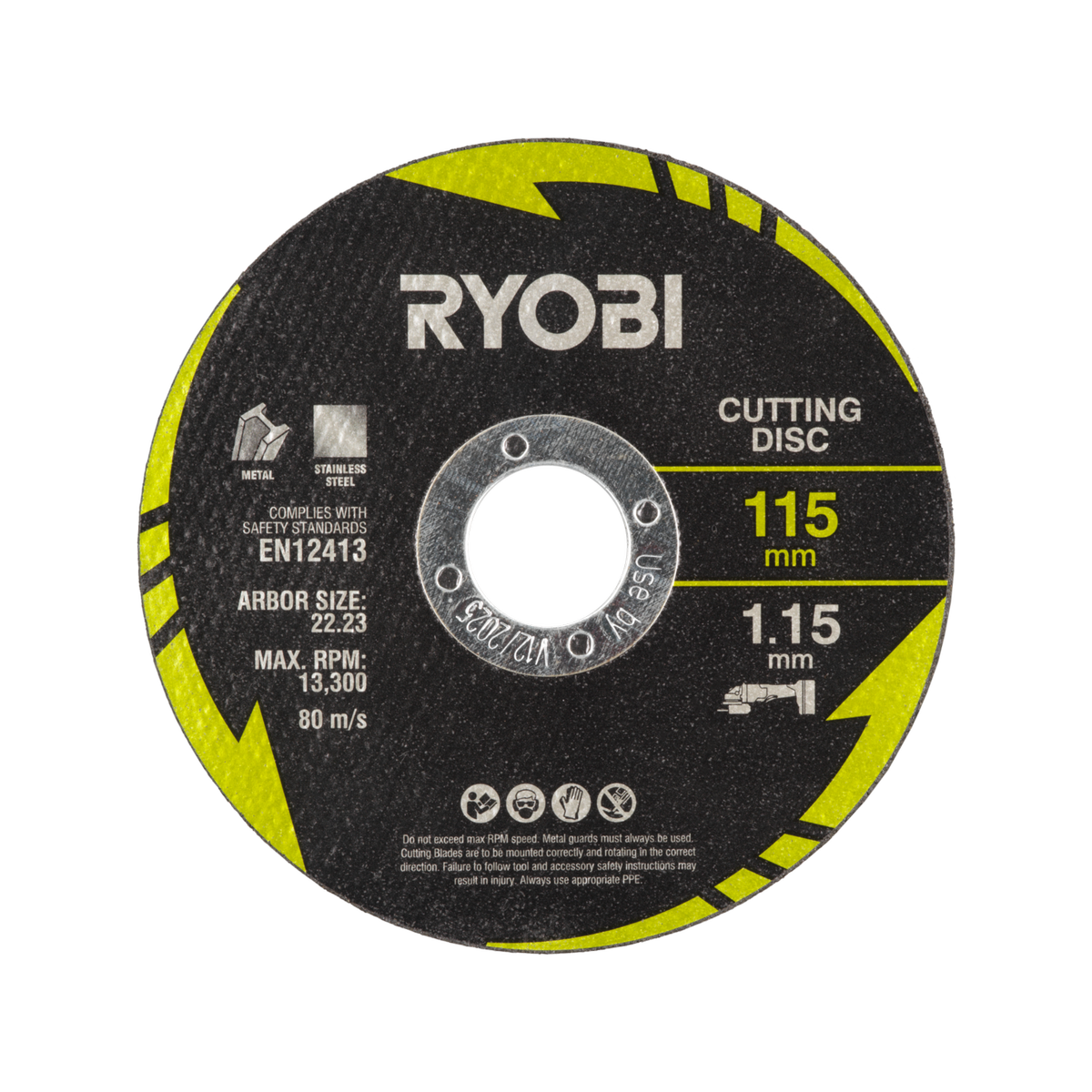 Ryobi 4 Piece Cutting and Grinding Set - 115mm - Precision Metalworking Tools - SuperSaverAU - view 2