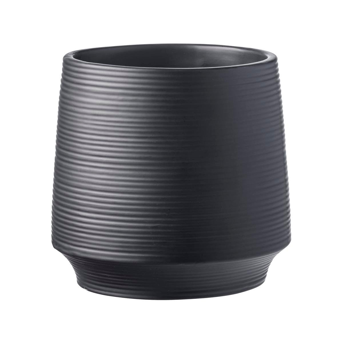 Waxworks Matte Caviar Ceramic Citronella Candle 105 x 110mm