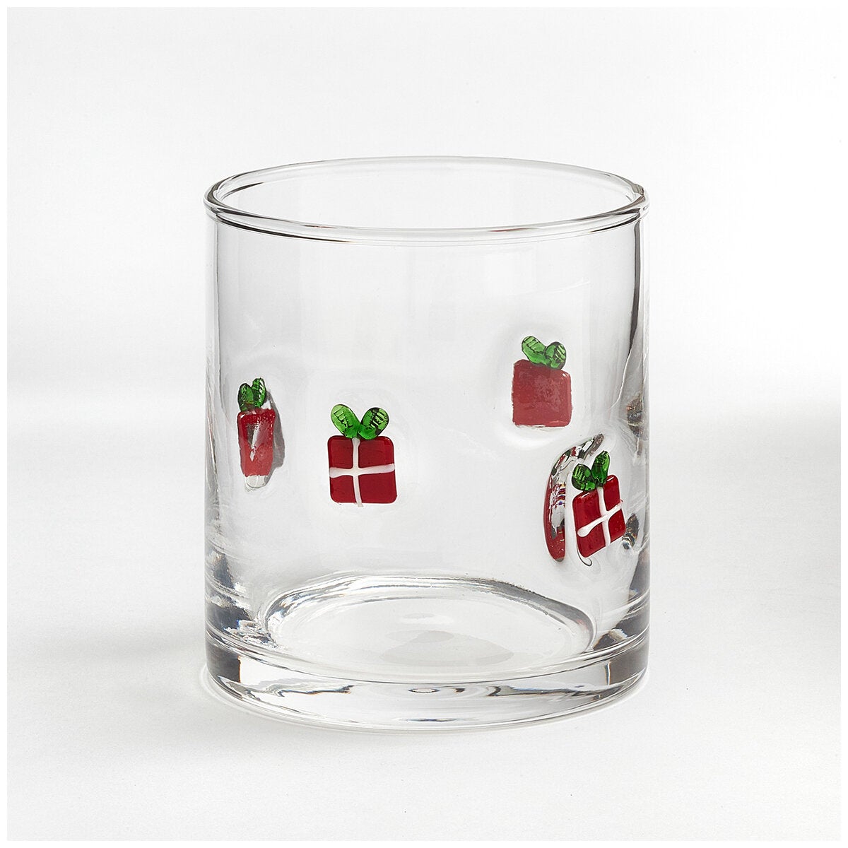 Hand-Crafted Christmas Drinking Glasses, Set of 4 Festive Motifs for Entertaining, 414ml by Pandex — image 4