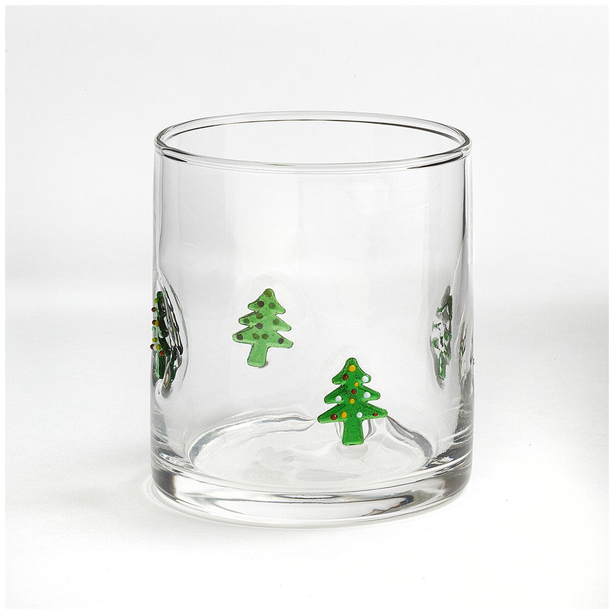 Hand-Crafted Christmas Drinking Glasses, Set of 4 Festive Motifs for Entertaining, 414ml by Pandex — image 7