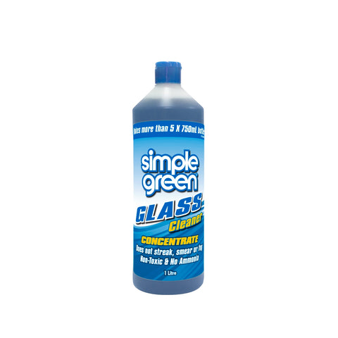 Simple Green 1L Blue Glass Cleaner Concentrate - Streak-Free