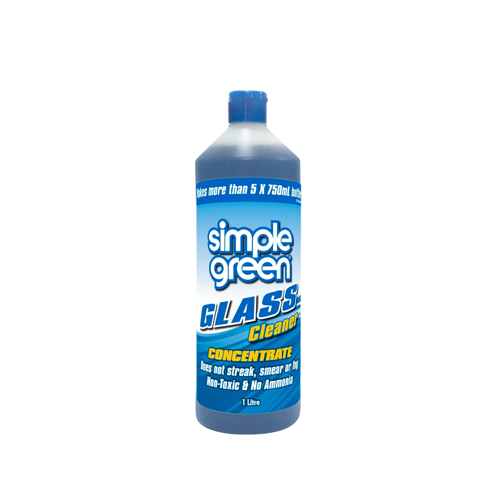 Simple Green 1L Blue Glass Cleaner Concentrate - Streak-Free
