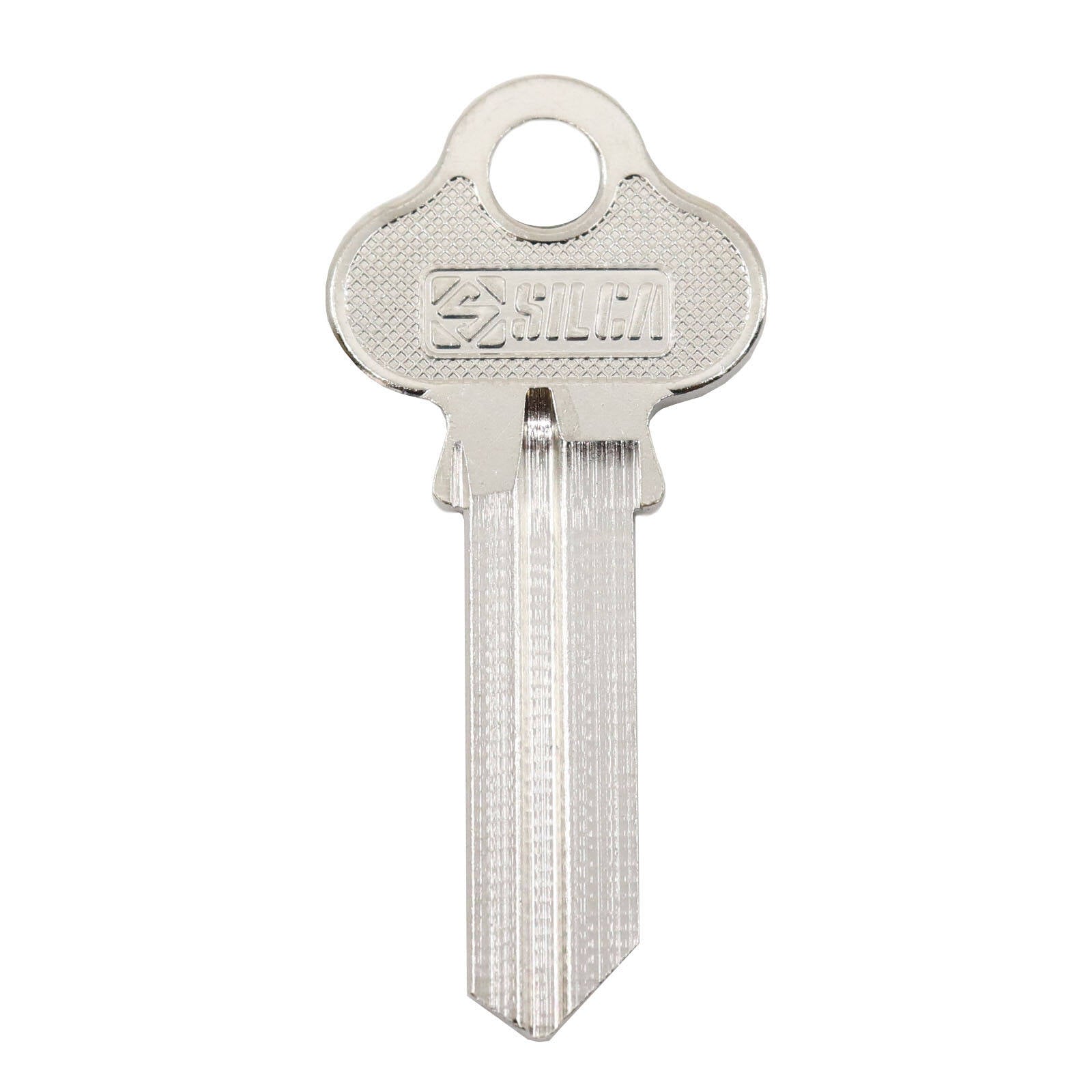 EHI LW3 Silver Nickel Plated Brass Blank Key 41mm