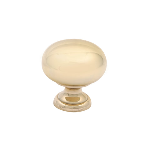 Prestige 32mm Round Cabinet Knob, Polished Brass