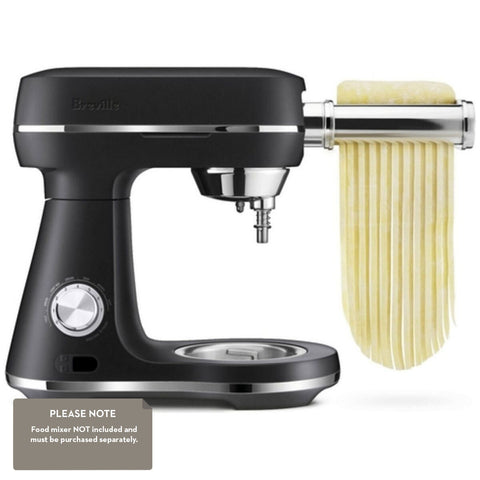 Breville The Pasta Chef Roller Attachment - Pasta Roller and Fettuccini Cutter - Stainless Steel - LEM012