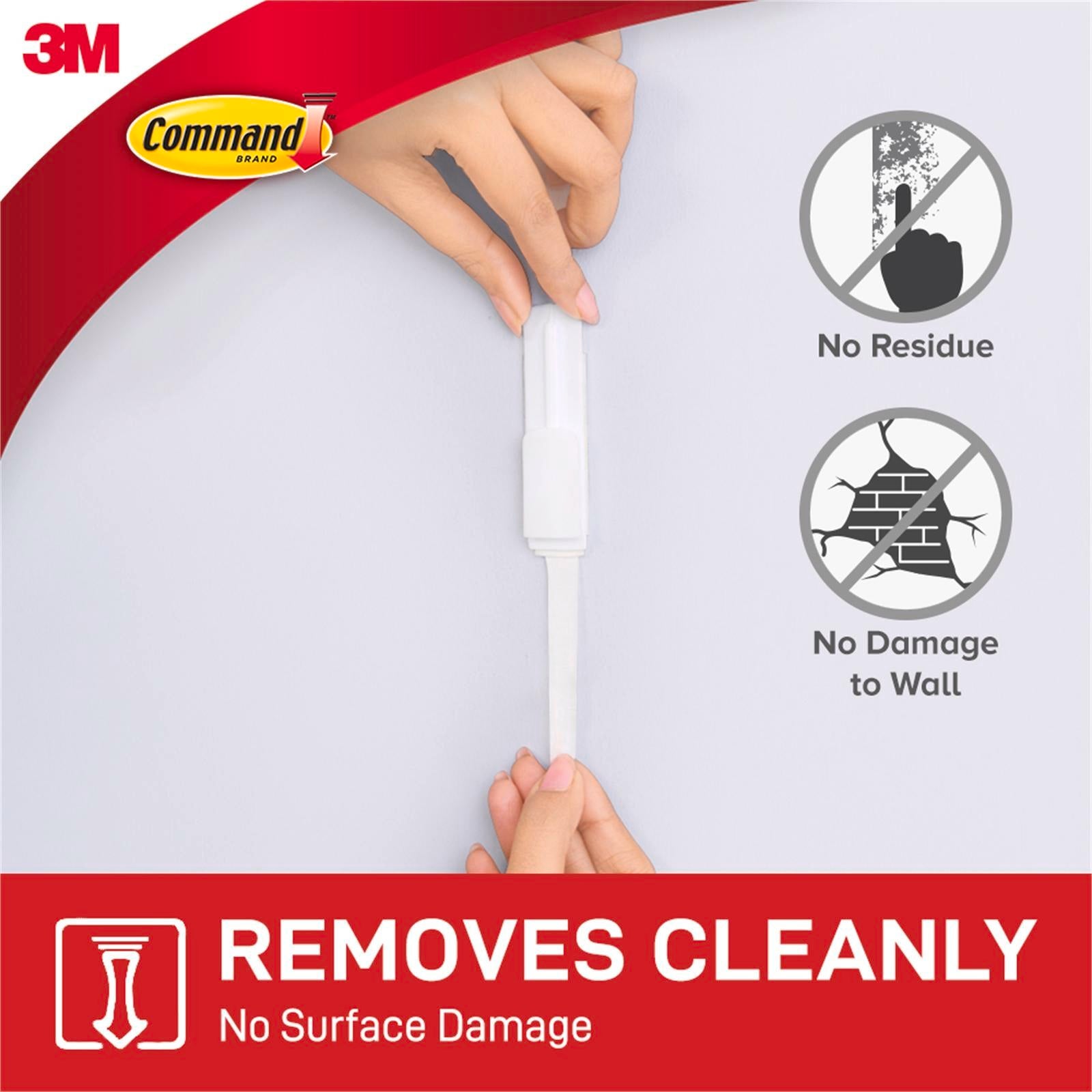 Command White Adhesive Mixed Hooks Value Pack - 10 Pack Damage-Free
