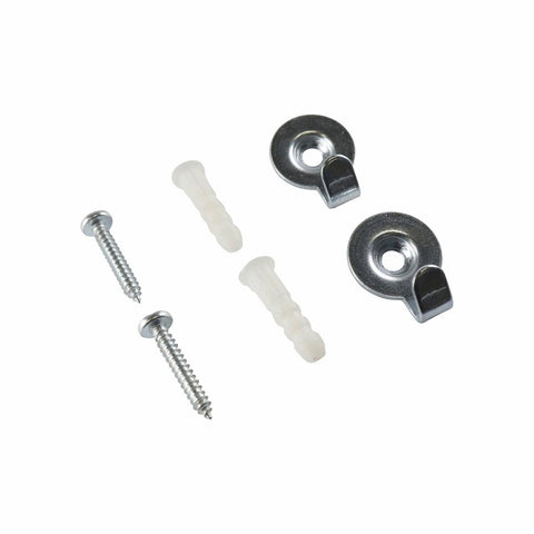 Everhang 20kg Heavy-Duty Zinc Plated Steel Solid Wall Picture Hanging Hook - 2 Pack