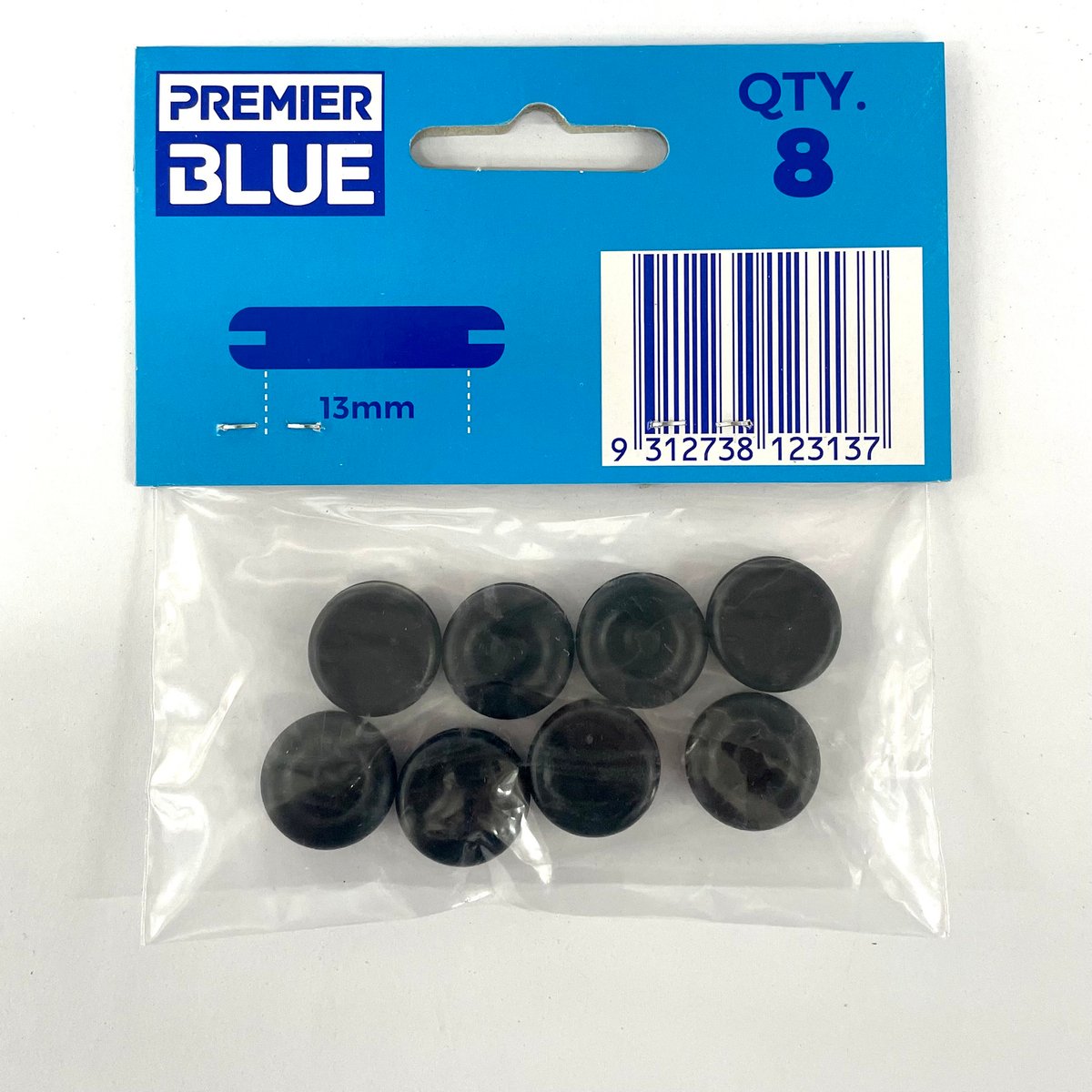 Premier Blue 13mm Nitrile Rubber Blanking Grommet