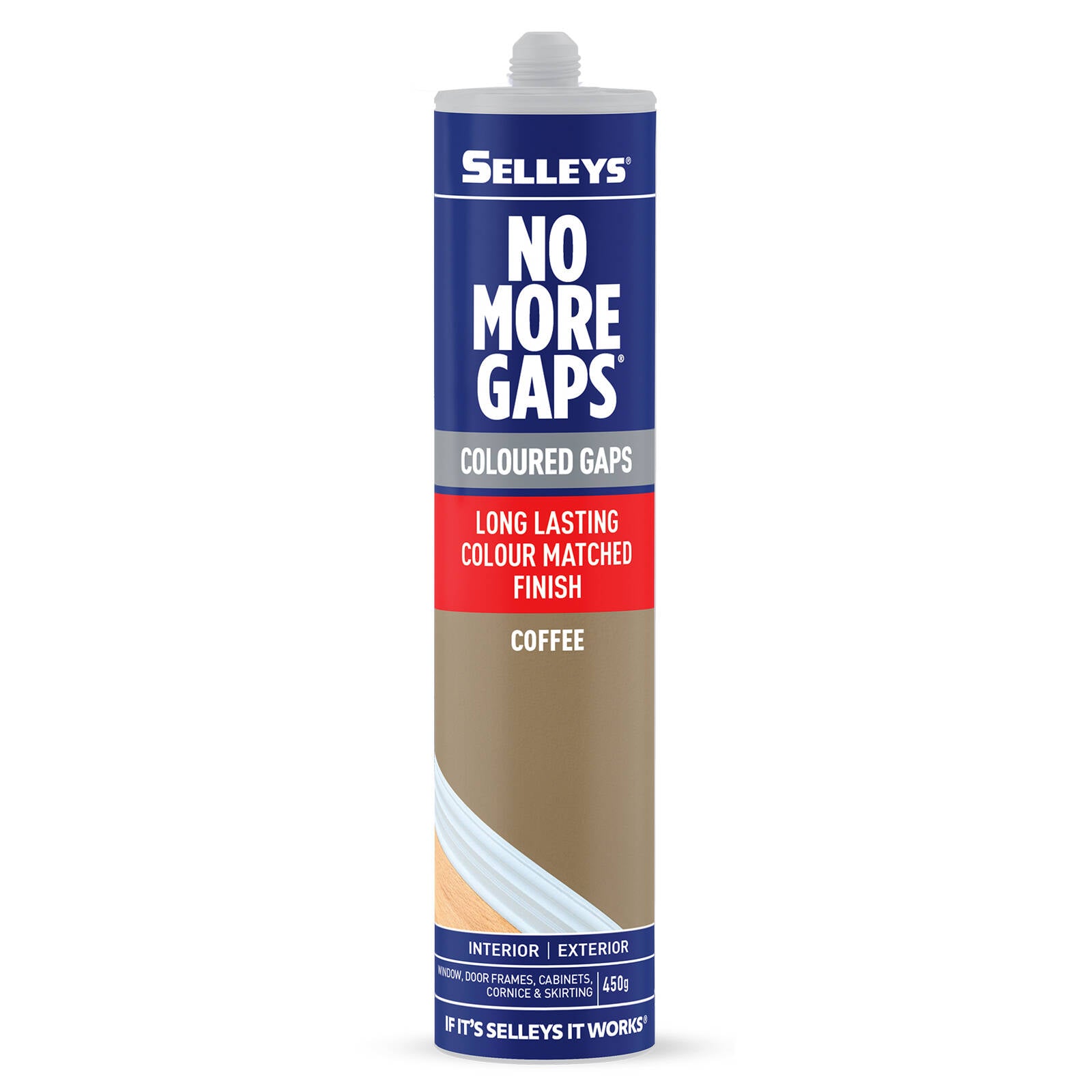 Selleys 450g Coffee Interior No More Gaps - Paintable Gap Filler
