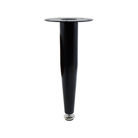 Adoored 230mm Black Tapered Metal Furniture Leg