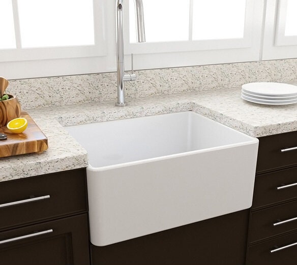 Turner Hastings Novi 60 Butler Sink Pack - Brushed Brass Naples Pull Out Mixer Tap - PKG027