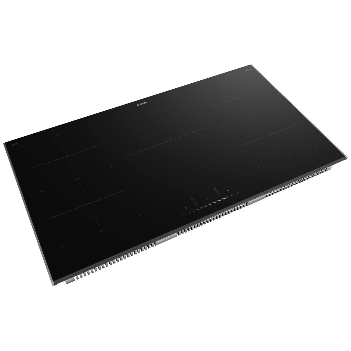 Omega 90cm five zone induction cooktop - two bridge zones - Flex Maxi Zone - Schott Ceran glass - OCI903FTZ