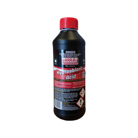 Bondall 1L Hydrochloric Acid for Brick Cleaning, Etching & Pool pH