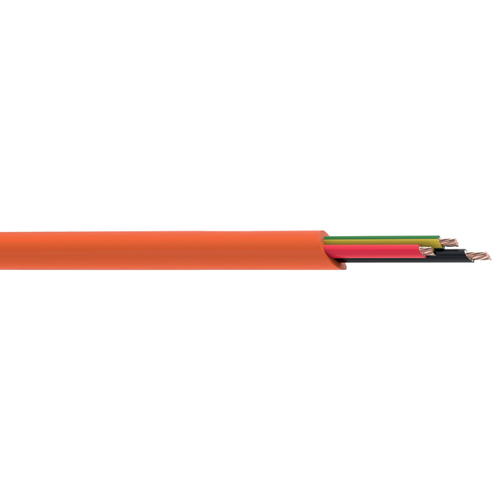 DETA V90 2.5mm 2-Core+Earth 1-Phase Cable 450/750V Orange 5m