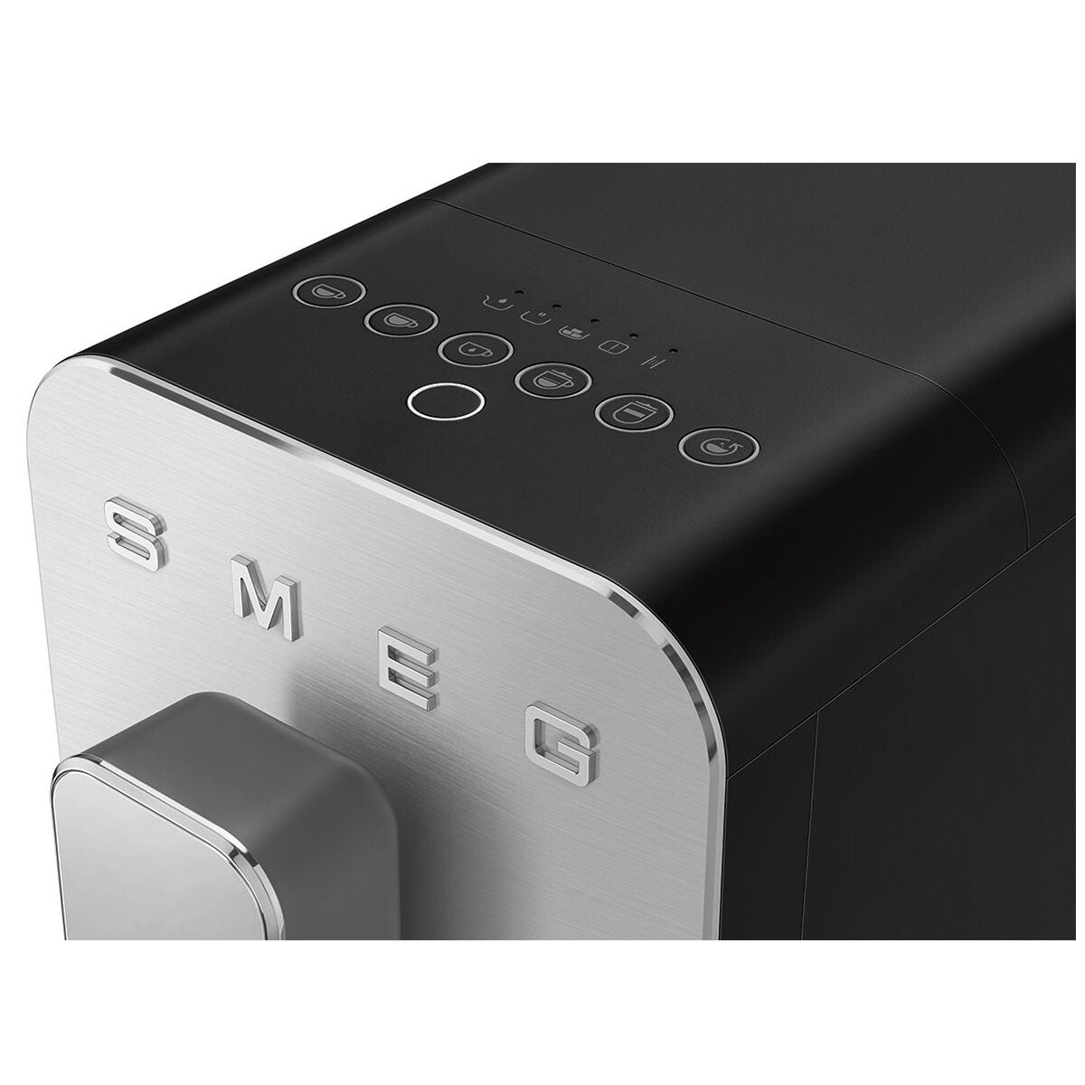 Smeg Automatic Coffee Machine with AutoMilk - 19-Bar Pump, Quick Clean, Black - BCC13BLMAU